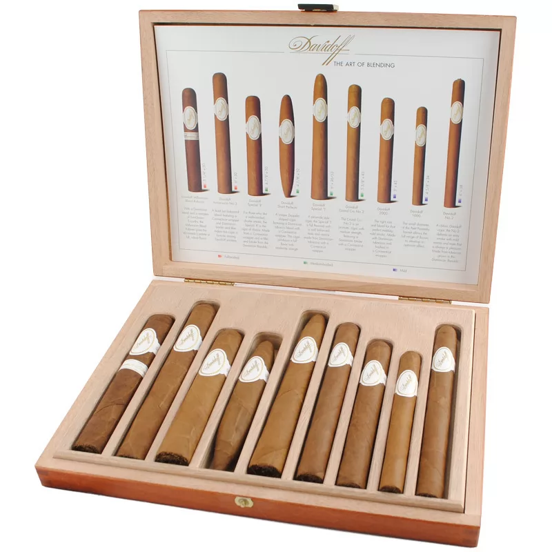 Davidoff Assorted Samplers Davidoff 9 Cigar Assortment