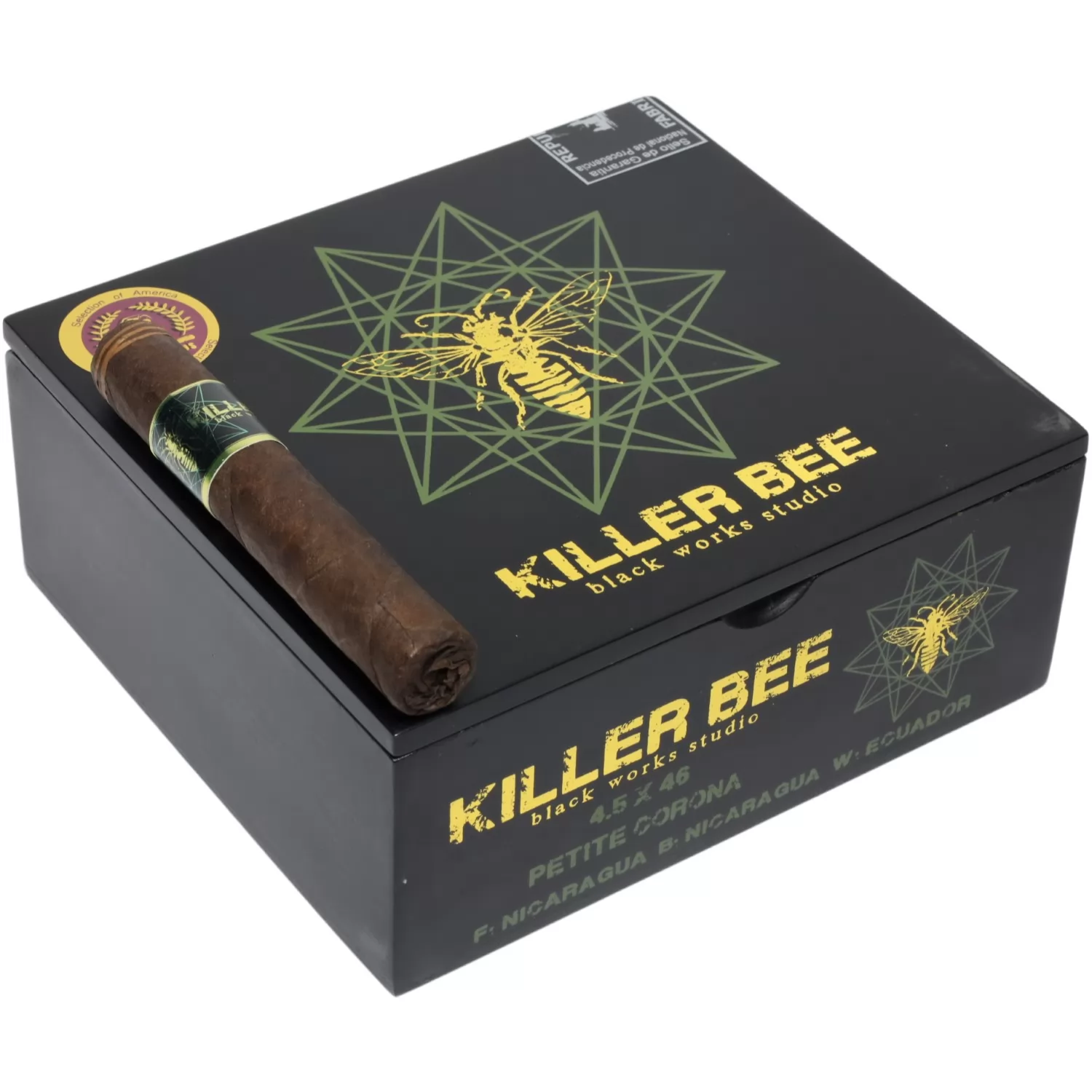 Black Works Studio Killer Bee Petite Corona