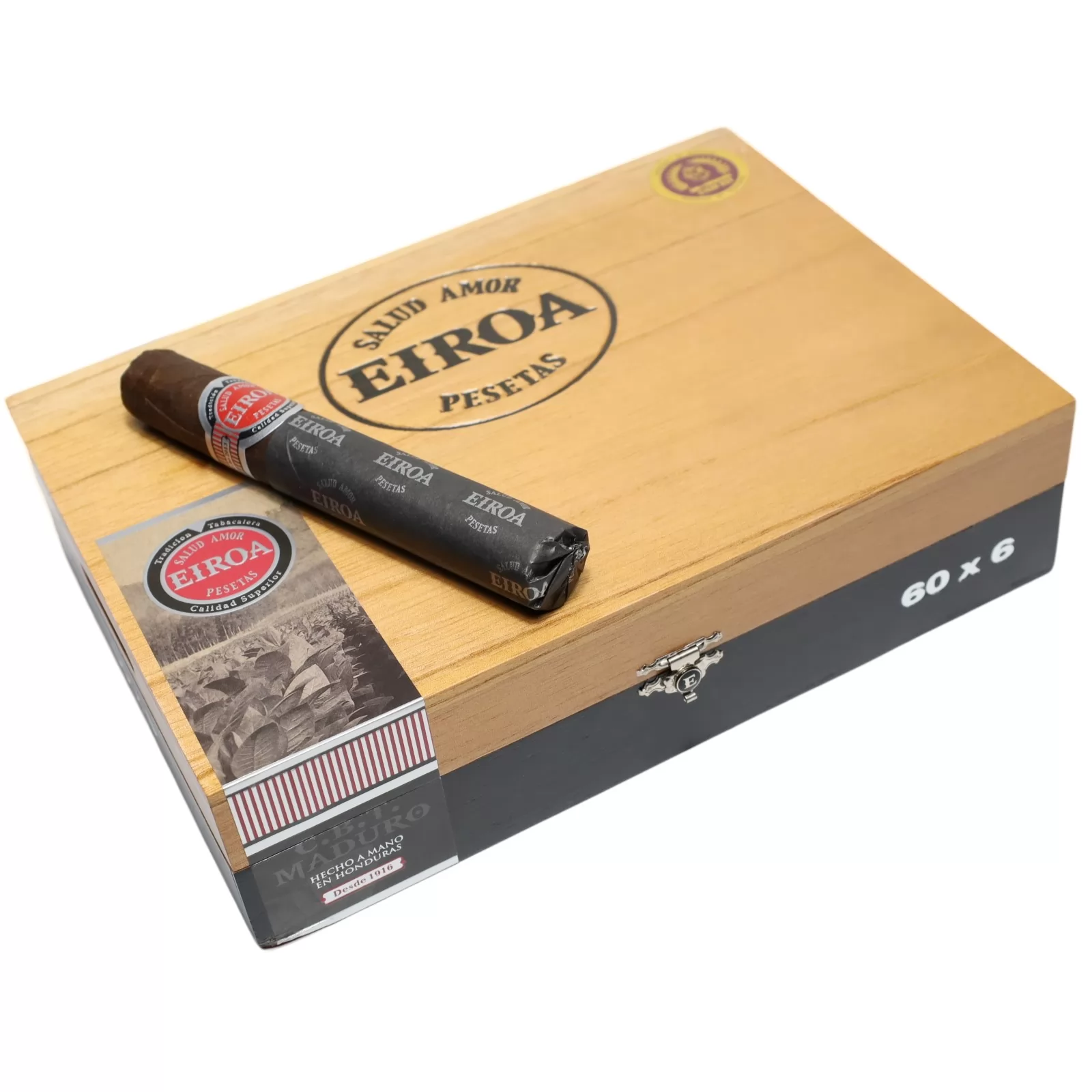 Eiroa CBT Maduro 60x6 Gordo