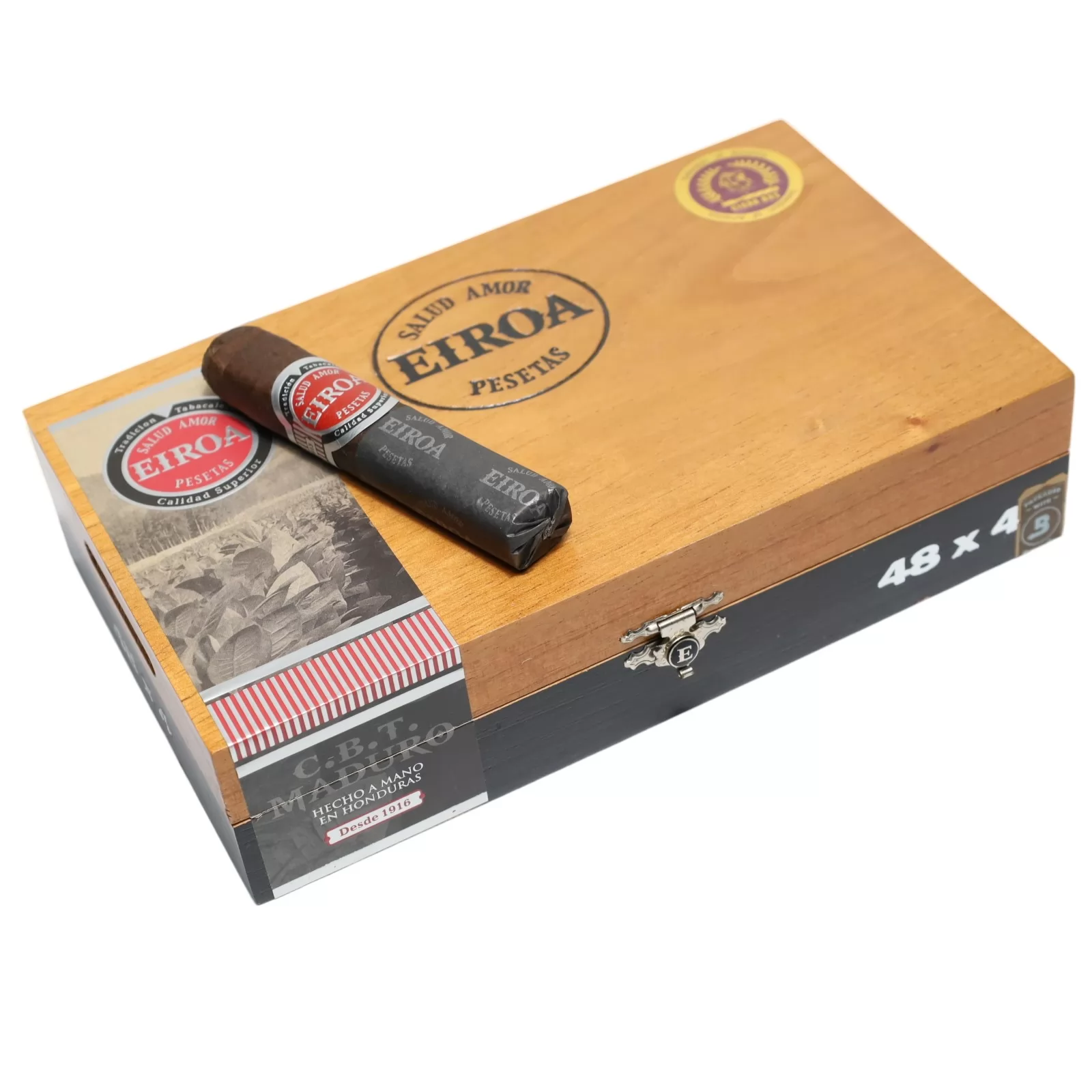 Eiroa CBT Maduro 48x4 Prensado