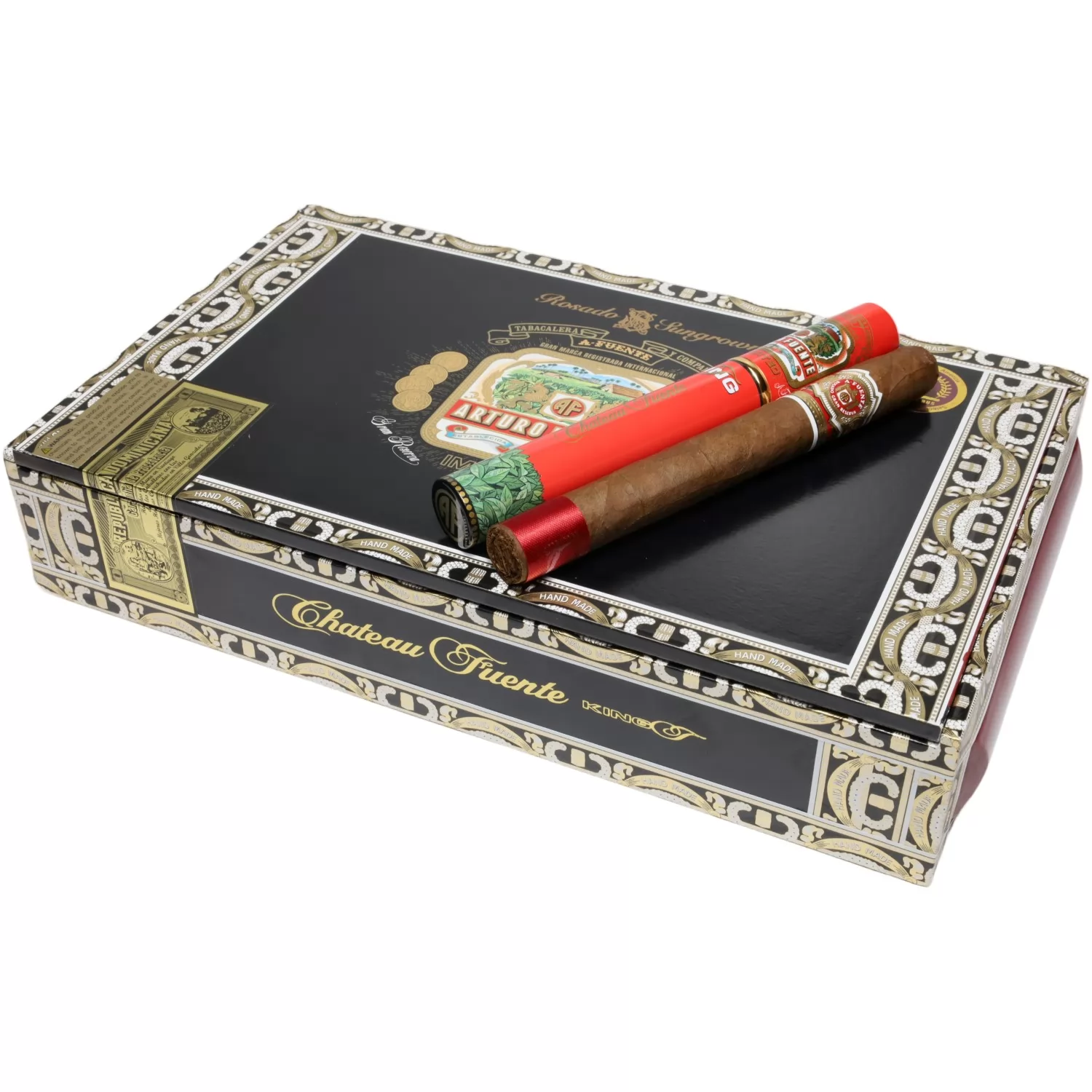 Arturo Fuente Sun Grown Chateau Rosado King T Tubes