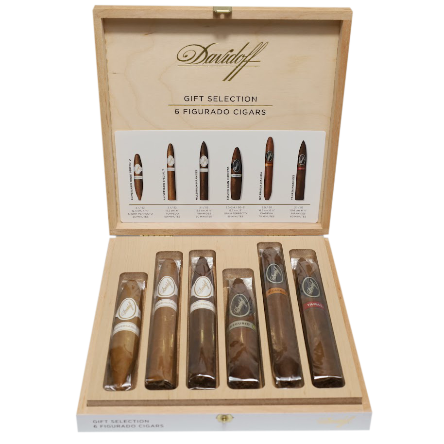 Davidoff Gift Selection Figurado 6 Cigar Sampler,Davidoff Assorted Samplers